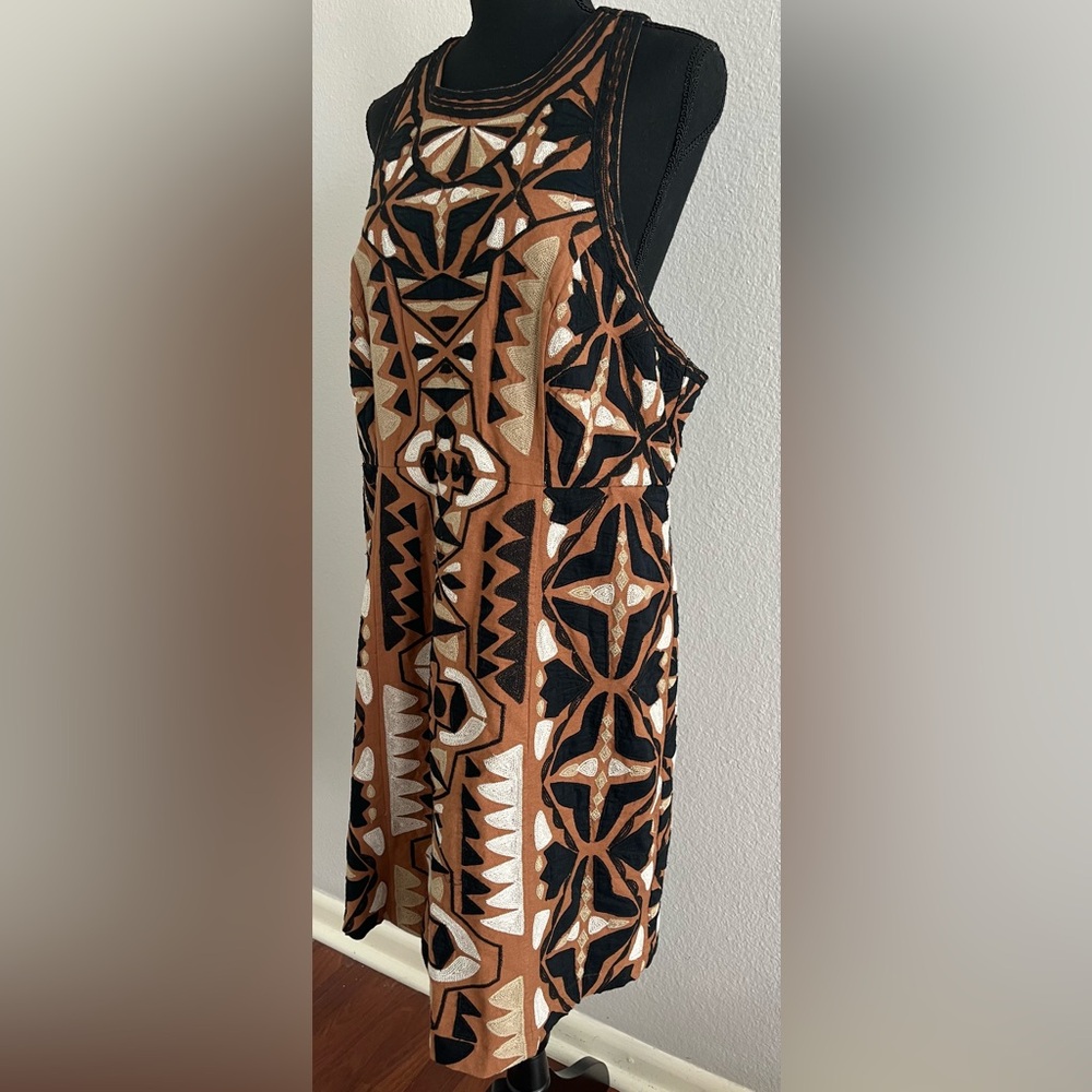Anthropologie Embroidered Racerback Dress - Picture 5 of 10